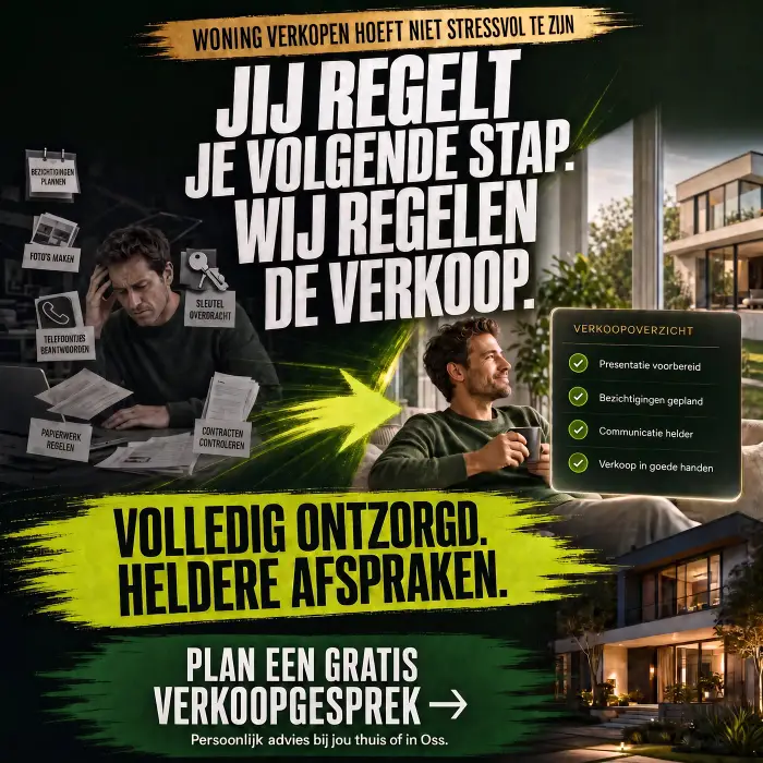 Meta-advertentie voor woningverkopers: jij regelt je volgende stap, wij regelen de verkoop