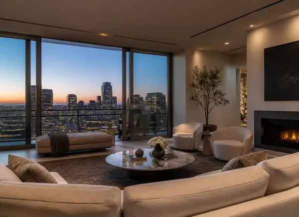 Interieurrender van een nieuwbouwappartement